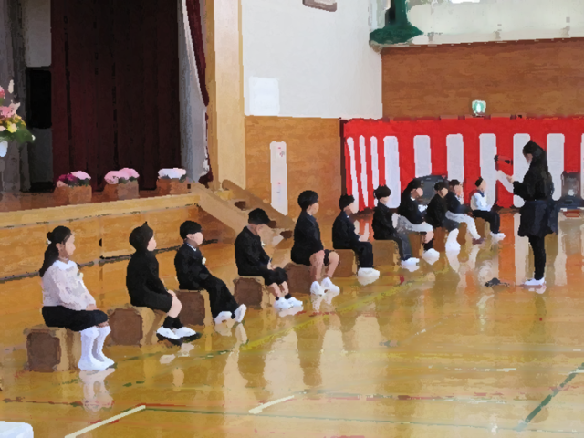 ６年生より歓迎の言葉